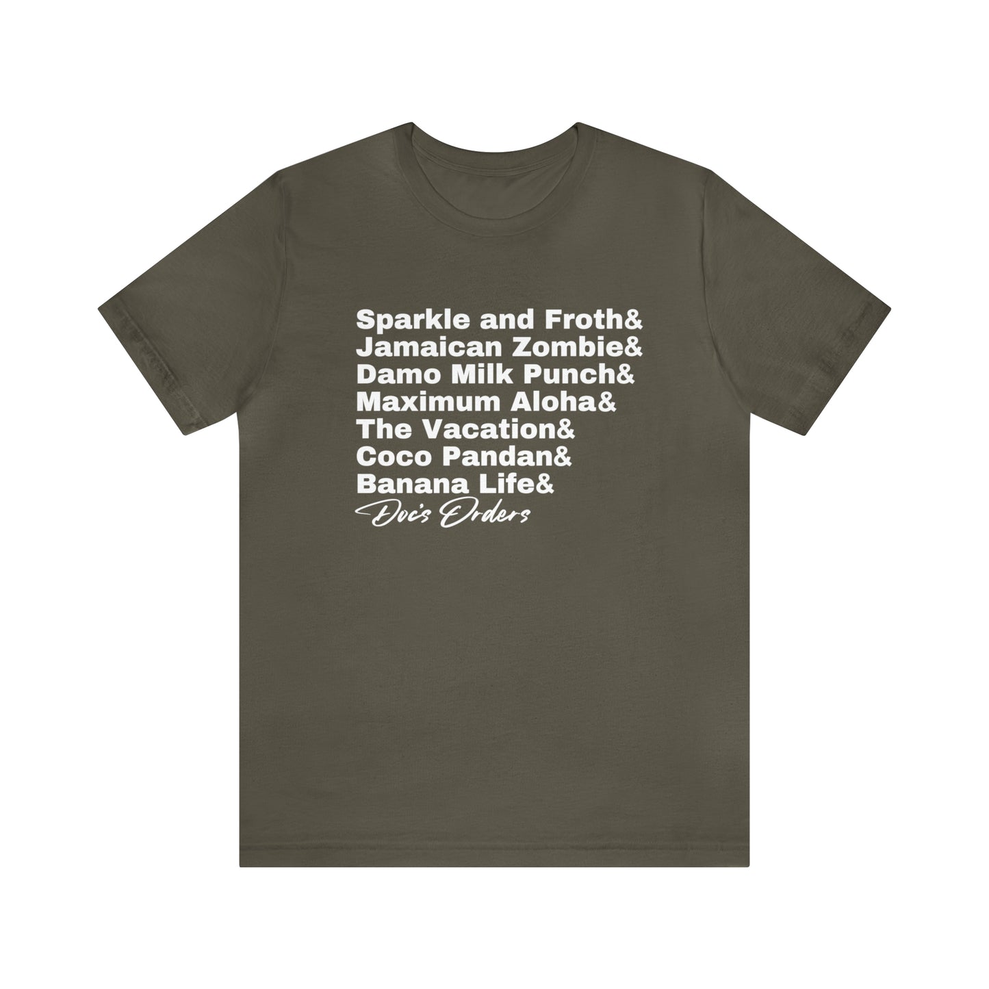 Doc's Drinks Unisex Jersey Short Sleeve Tee