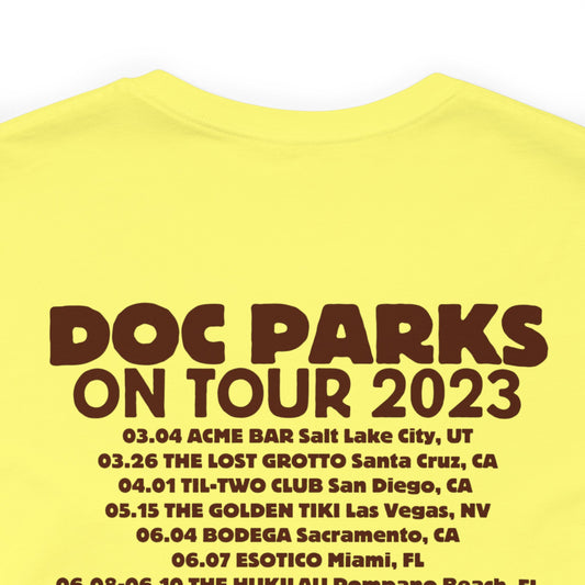 Doc Parks on Tour 2023 LIGHT COLORED TEES Unisex Jersey Short Sleeve Tee