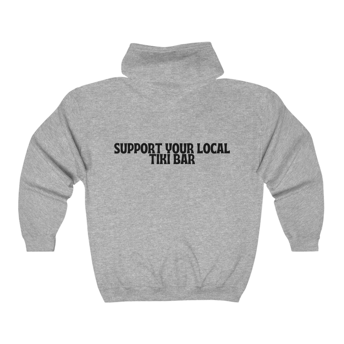 Support Your Local Tiki Bar - Unisex Heavy Blend™ Full Zip Hooded Sweatshirt